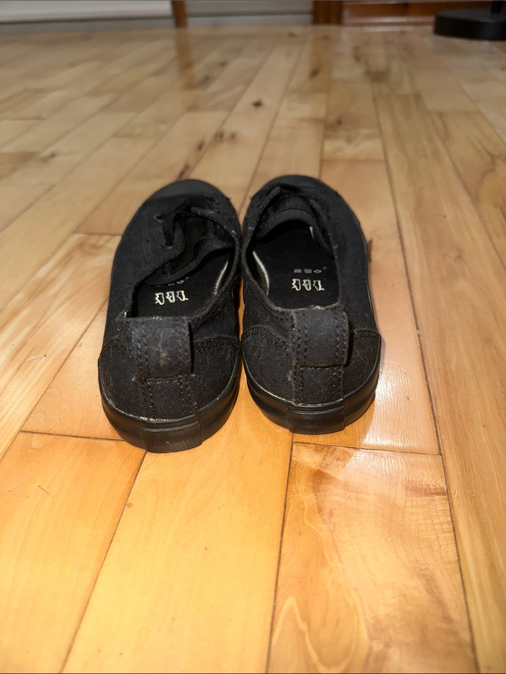 Converse Black Ballet Slip-On Canvas Sneakers - Picture 3 of 9